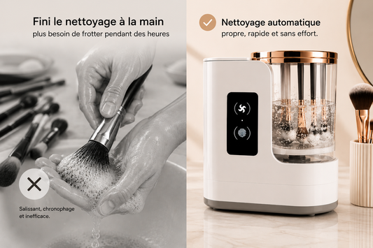 Nettoyeur électrique de pinceaux Pürelle – Propres en minutes