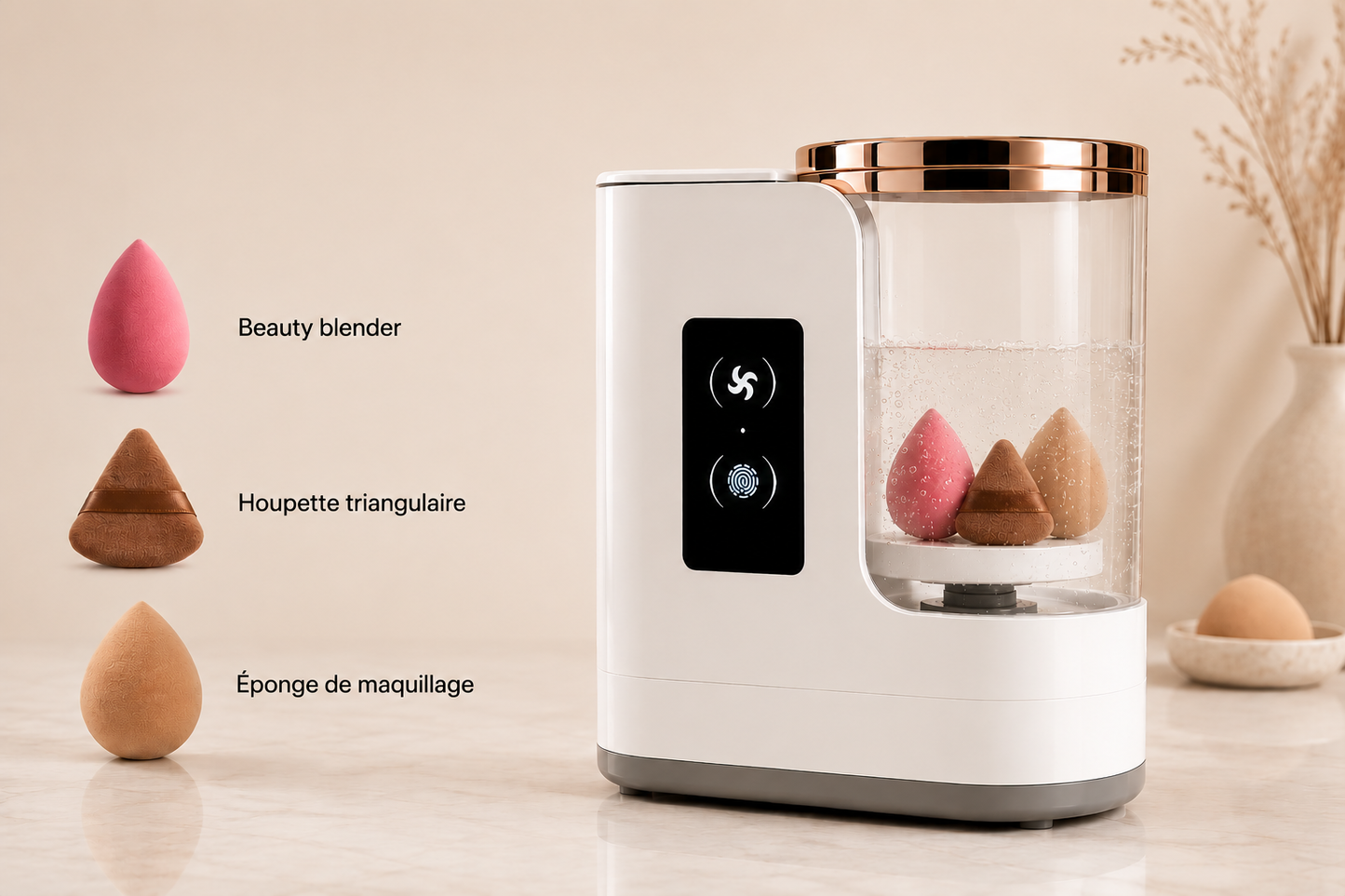 Nettoyeur électrique de pinceaux Pürelle – Propres en minutes