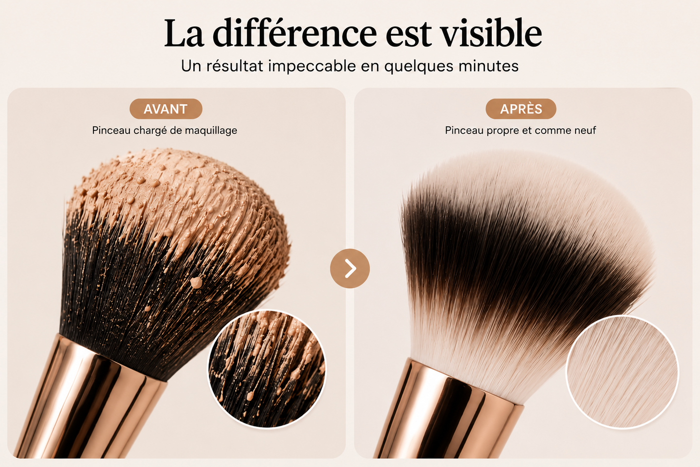 Nettoyeur électrique de pinceaux Pürelle – Propres en minutes